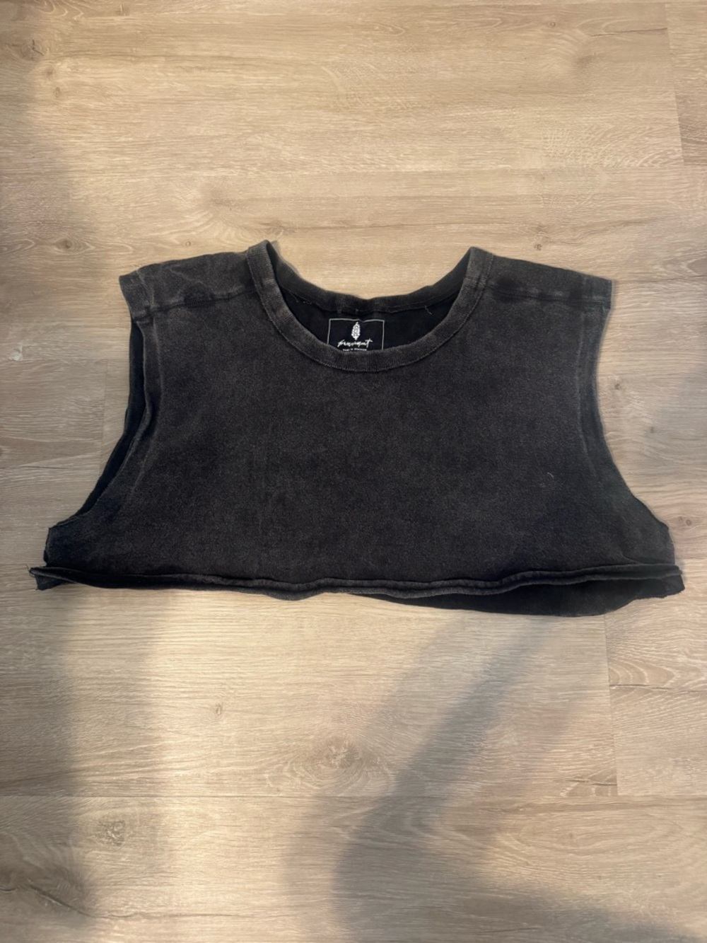 FP Movement by Free People Black Logo Crewneck Sweatshirt